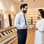 쇼핑매니저가 알아야 할 트렌드 - **Prompt: "A cozy and elegantly designed boutique interior, bathed in warm, inviting natural light. ...